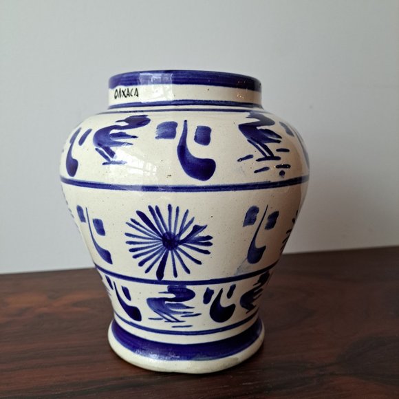 Vintage Oaxaca Pottery Vase - Picture 1 of 4